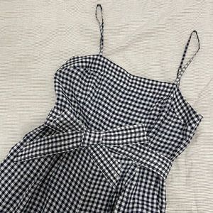 J.Crew women’s gingham jumpsuit in size 6
